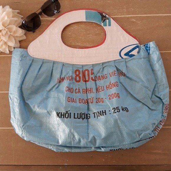 Unique Reversible Earth Friendly Tote Bag - Picture 3 of 5